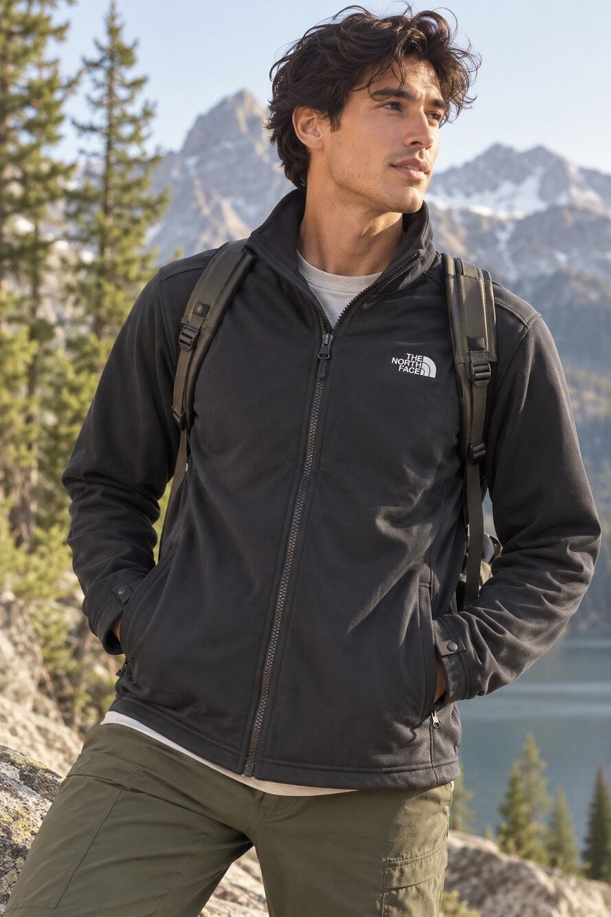 The North Face Arrowood Triclimate Fleece Liner Jacket Mens M Black Gorpcore Zip